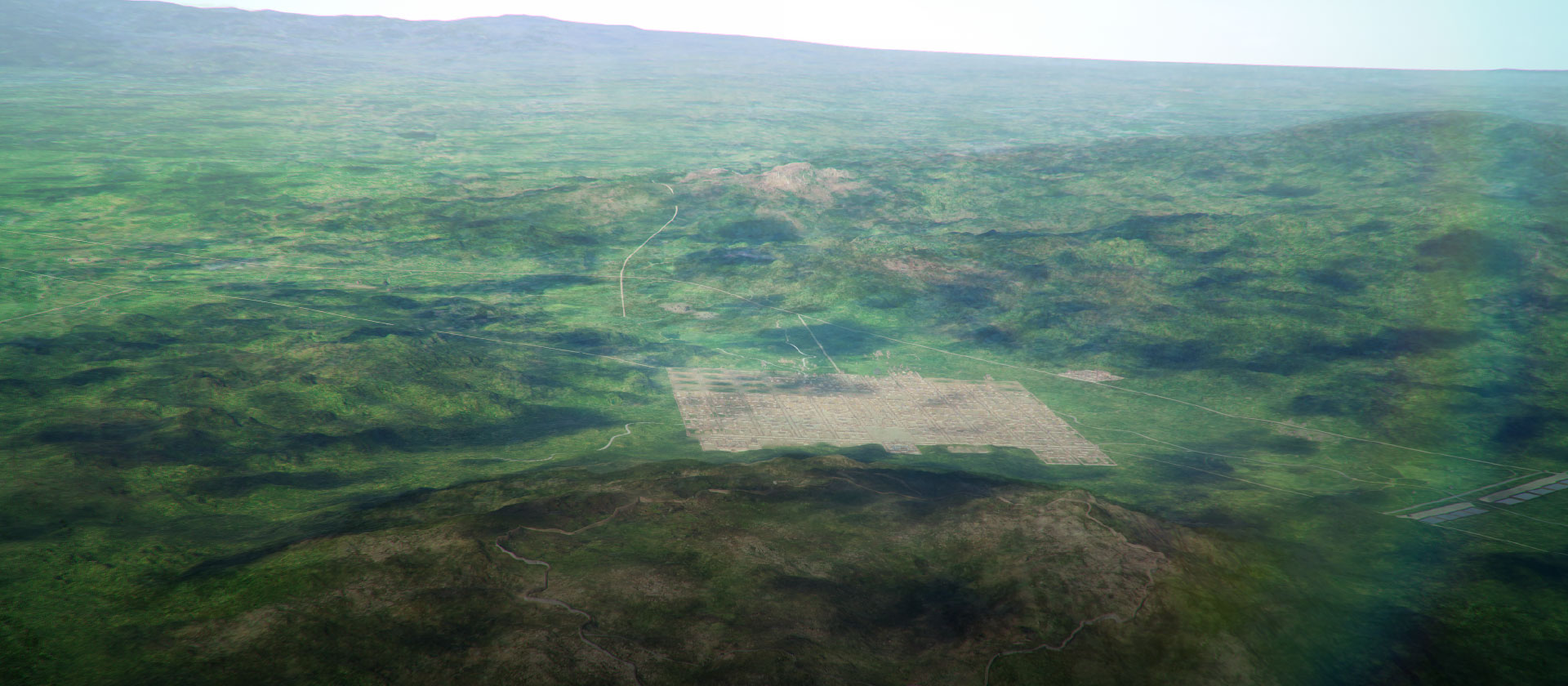 “The Western Capital” 1300 years ago, image