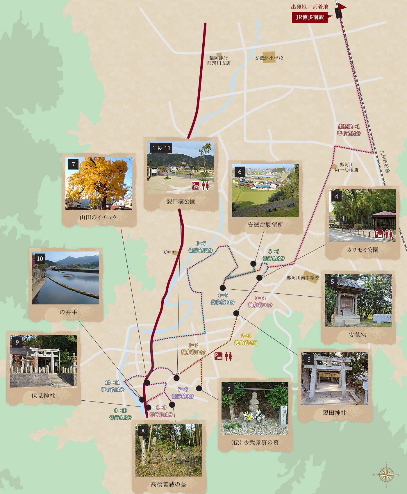 那珂川市おすすめプランマップ